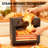 OUNIN Air Fryer Toaster Oven with Steam Infusion – 12.6QT Compact, Countertop, Fast Preheat with Bake, Toast, Roast, Broil and Warm Options, 60-Minute Timer, Stainless Steel