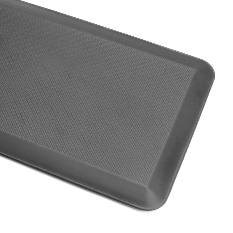 Tapis de coussin en mousse 8 po x 30 po Soft Touch Easy Clean (16 pièces, gris), Gris