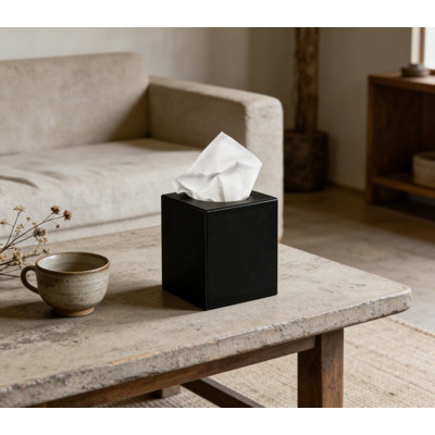 Couvercle de boîte à mouchoirs en acrylique givré - Support de distributeur décoratif pour salle de bain, bureau et voiture - Organisateur résistant aux chocs et écologique