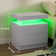 Engineered Wood Nightstand with LED Lights - Modern Small Space Solution