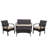 CORDOBA KD WICKER 4 PC CHAT SET-1650961975