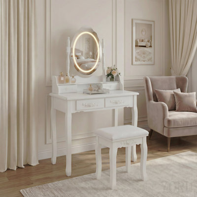 Ensemble de coiffeuse White Princess