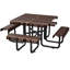Steel Patio Dining Set Table,