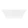 Signature Hardware Carraway 66'' x 32'' Freestanding Soaking Solid Surface Bathtub