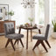 Chaise d'appoint rembourrée en lin Turfed-145268158