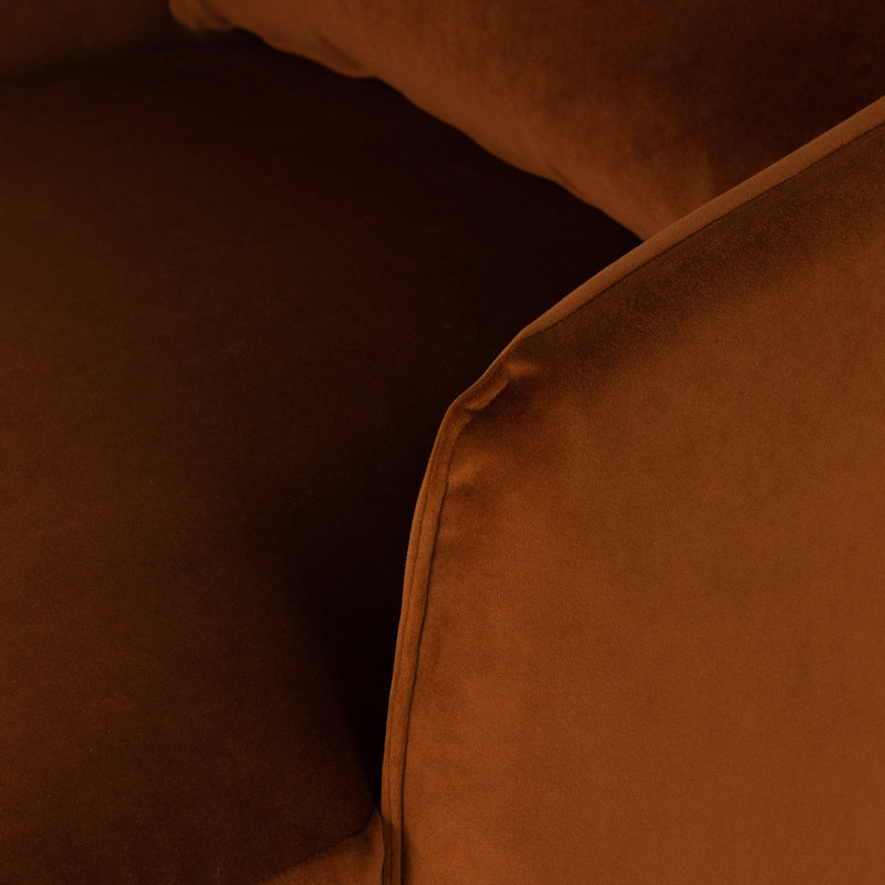 Whittaker Swivel Barrel Chair, Orange