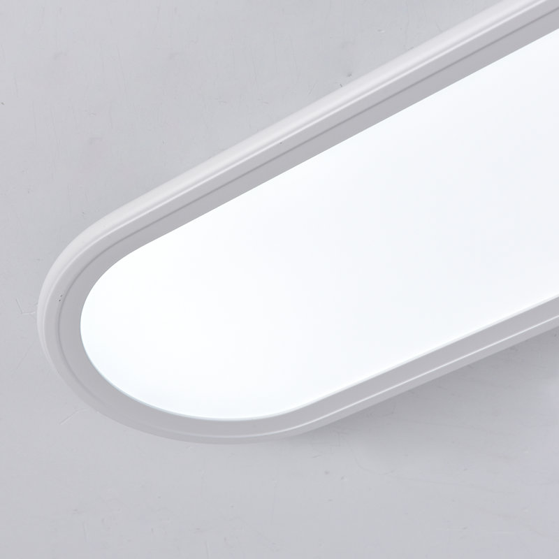 Deshunda 1 - Light 27.55" White Rectangle Acrylic LED Flush Mount