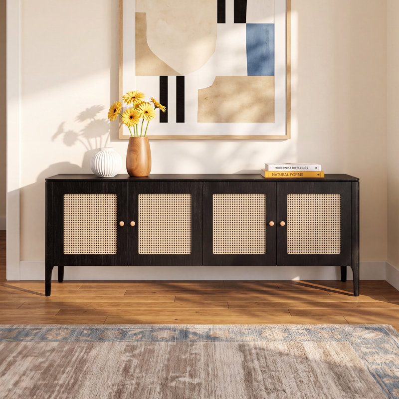 Pelagia 78.5'' Sideboard, Ebano/Natural