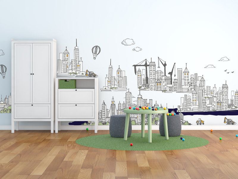 Scenic & Cityscapes Non-Wall Damaging Wall Decal