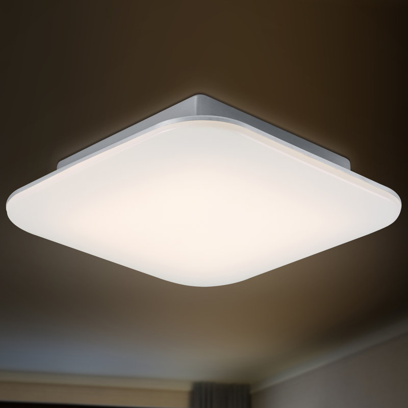 Plafonnier encastré 1 lumière Ahsen, H 2,91 po x l 13 po x P 13 po