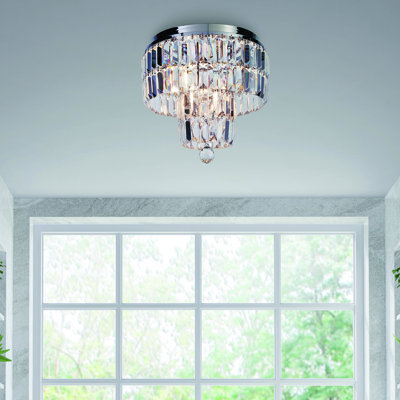 Oppice Glass Flush Mount