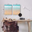 "Vivid Calming Beach Views", ensemble de 2 toiles murales par Nataly White-2005000949