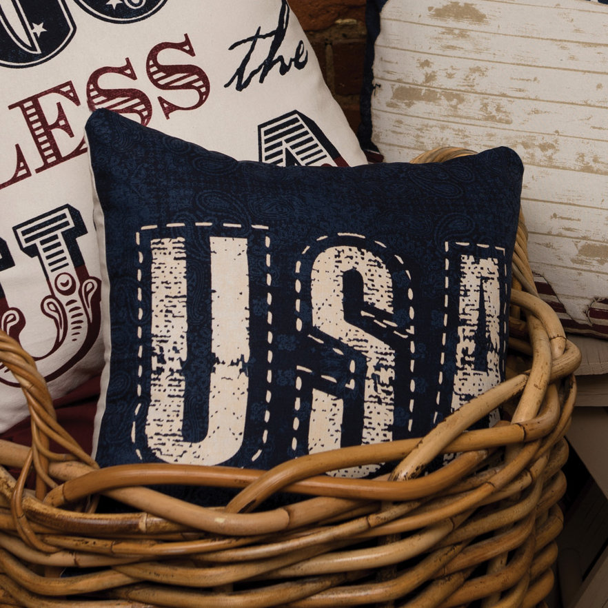 American Spirit Reversible Pillow Cover Heritage Lace