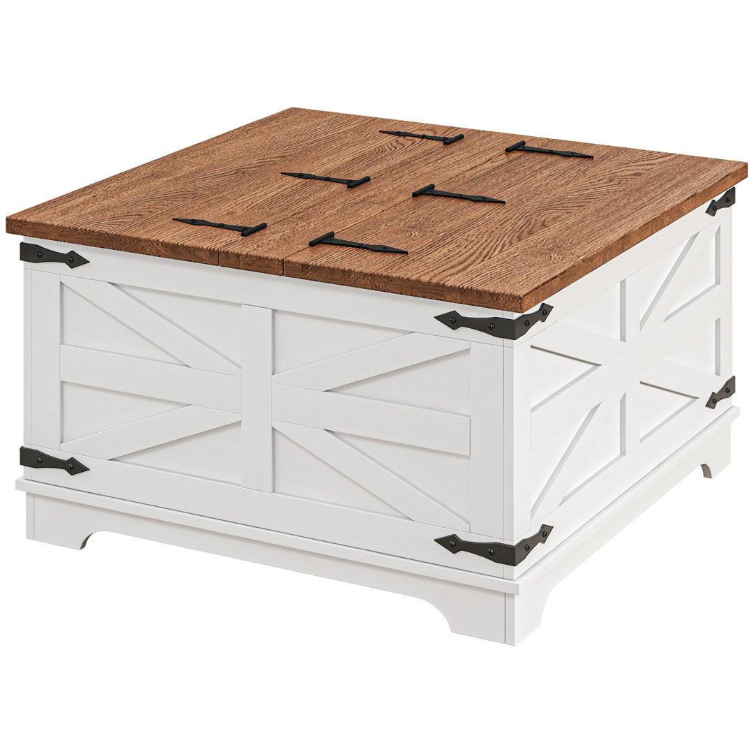 Caelah Single Coffee Table August Grove® Table Top 