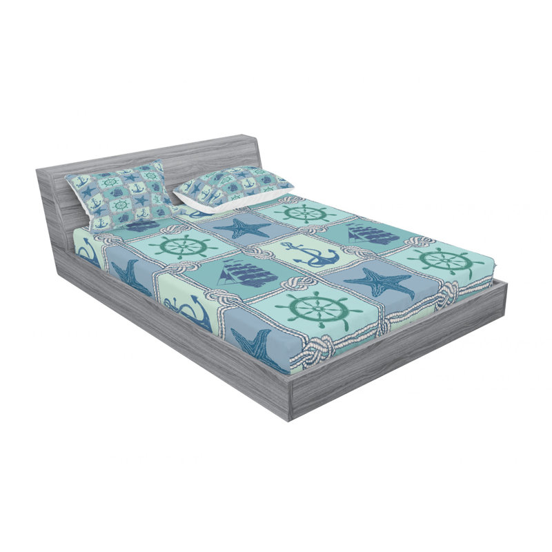 Microfiber Sheet Set, Full Sheet Set with Fitted Sheet