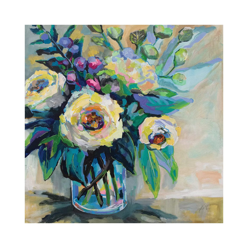 Delighted 1 Piece Wrapped Canvas Wall Art, 45.72 cm H x 45.72 cm W