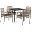 Ensemble de salle à manger de patio avec coussins 3 pièces Latitude Run®-115352506-115352498
