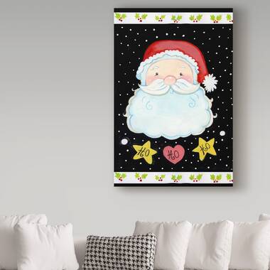 CHRISTMAS PRINT, Ho Ho Ho, Christmas Wall Art, Festive Print