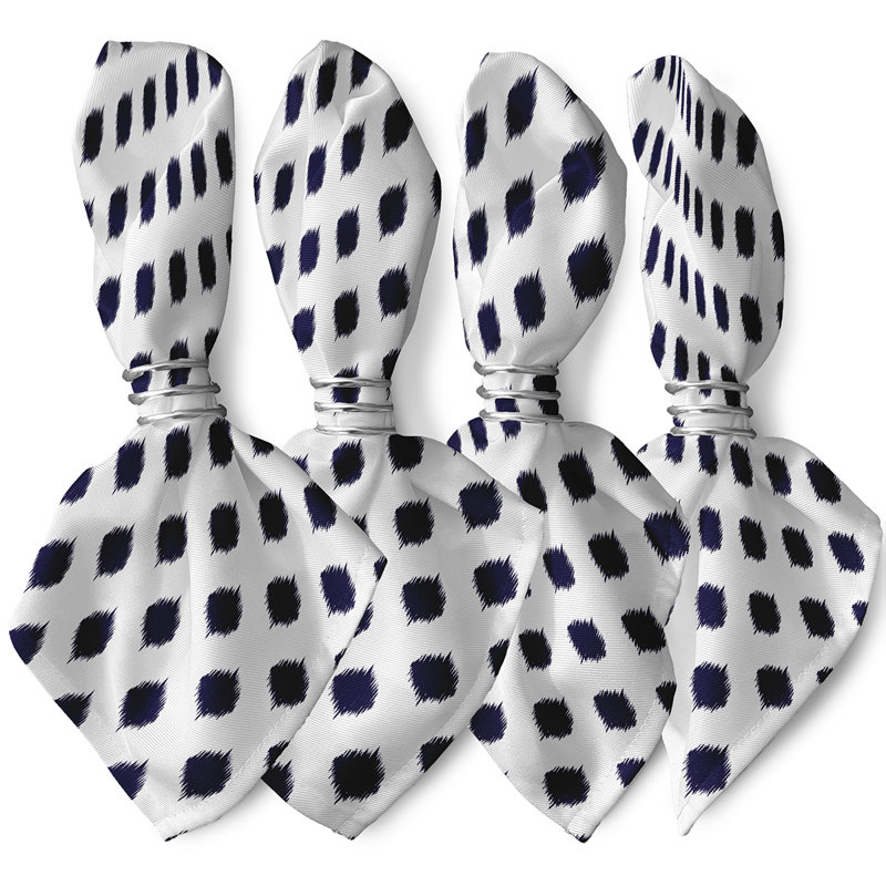 Lashayla Fine Lattace Napkins, Navy
