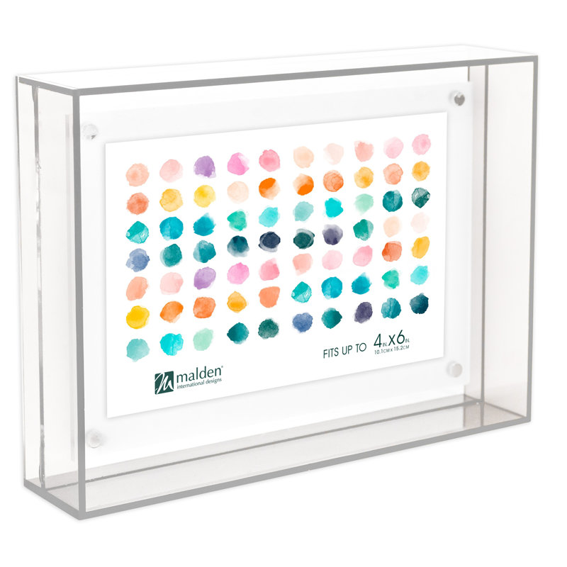 Mag acrylique transparent, L 4 po x H 6 po