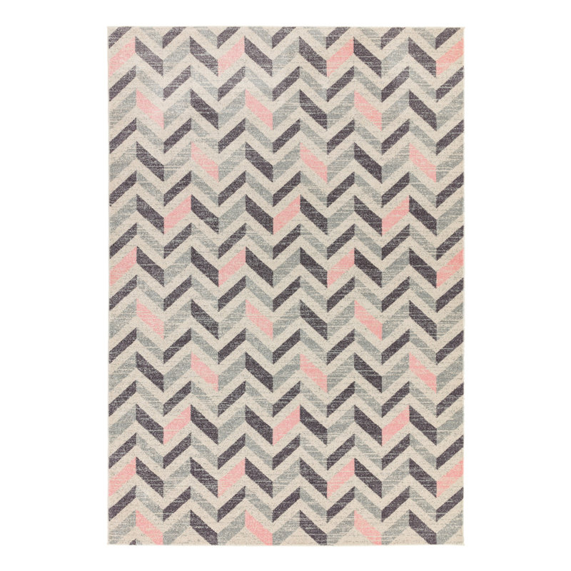 Hoda Chevron Area Rug, Rectangle 120 x 170cm