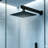 Topcraft 8-Inch High Pressure Rainfall Shower Head-114842352