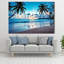 Art mural en verre trempé Tropical Beach-131067128