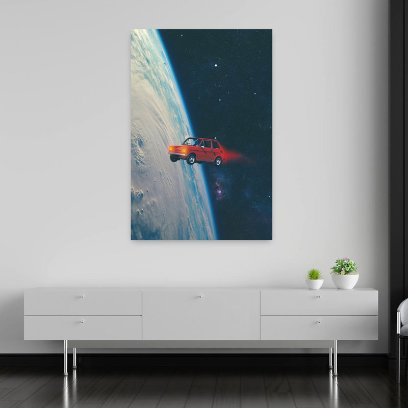 Contemporary Art Surreal Abstract Contemporary Landscape Nature Wall Art by Daniel Donocik - Wrapped Canvas Print