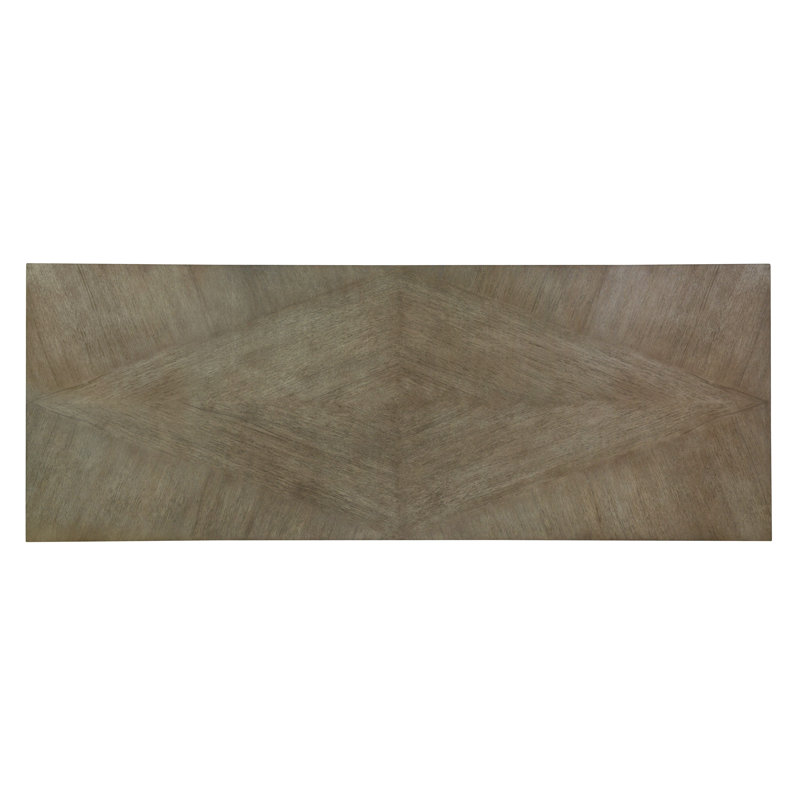 Casa Bella Dining Table, Timber Gray/Charbrown , 108" L x 44" W