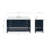 Magnolia 61" Single Bathroom Vanity Set-1293859636