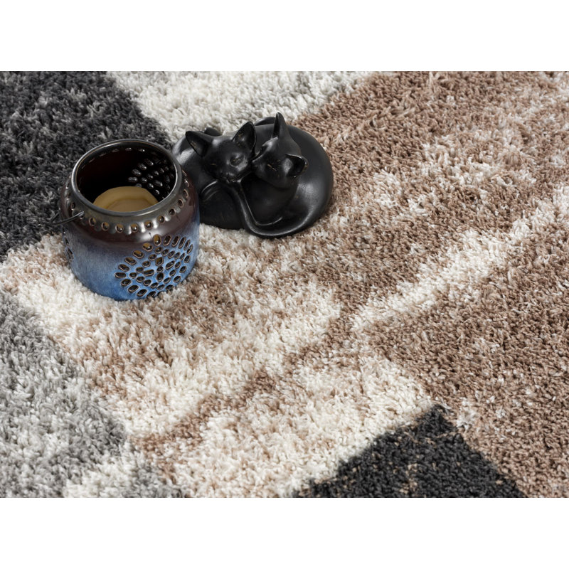 Geometric Indoor Rug, Rectangle 2'8" x 4'11"