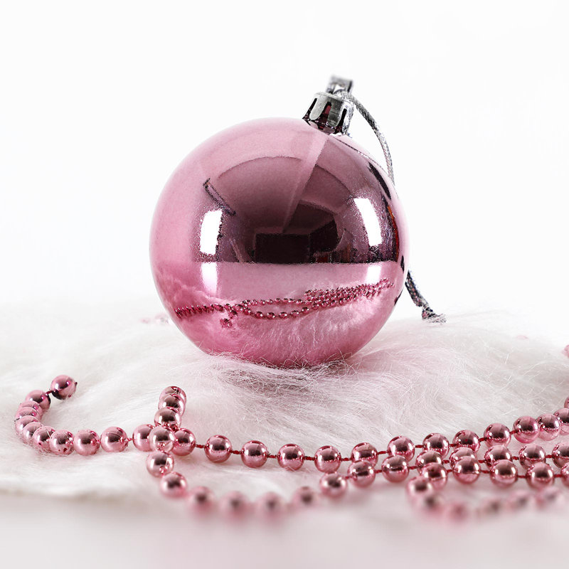 5.8cm Bauble, Pink