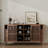 Six-Drawer Black Walnut Sideboard