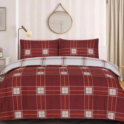 Cotton Blend Duvet Cover Set with Pillowcases