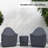 Outdoor Adirondack Rocking Chair And Table Cover Set For Vineyard 3-Piece Patio Furniture, Water-Repellent UV-Resistant Polyester
