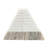 Jacia Stone Marble Bookends - Modern Geometric Decorative Accent with Heavyweight Pyramid Design, Elegant Home Decor