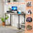 Computer Desk 47 Inches Writing Desk Home Office Study Workstation Modern PC Laptop Sturdy Simple Desk With Metal Frame, Nature