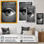 «Lunnelle Monochrome Eye I», reproduction sur toile-87373220-87373219