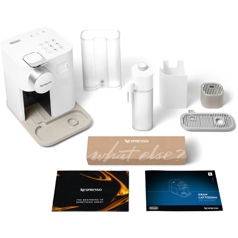 Nespresso Gran Lattissima Coffee & Espresso Combo Brewer, White