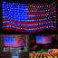 Guirlande imperméable avec drapeau des États-Unis 420LED