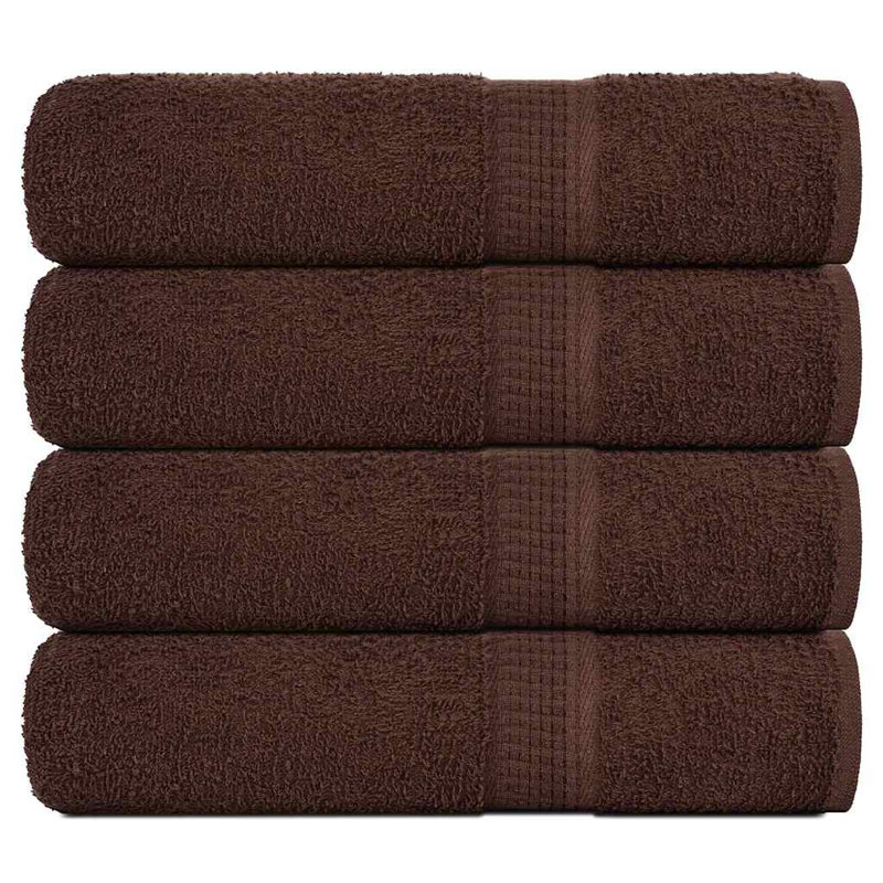 Santario 100% Cotton Hand Towel, Brown