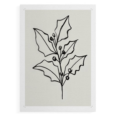 Evergreen Ink I - impression sur toile seulement - non encadrée