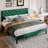 Divino Tufted Upholstered Platform Bed with Adjustable Headboard-256617291-256617289