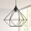 Freya 1 - Light Black Geometric Pendant