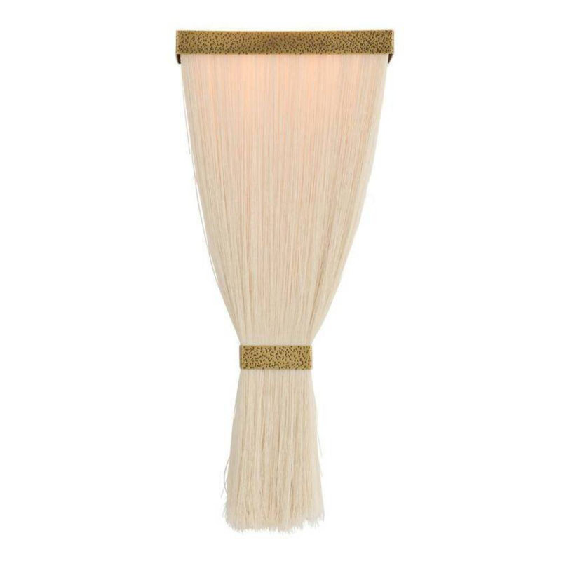 Jenessa 1 - Light LED Flush Mounted Sconce, Ivory