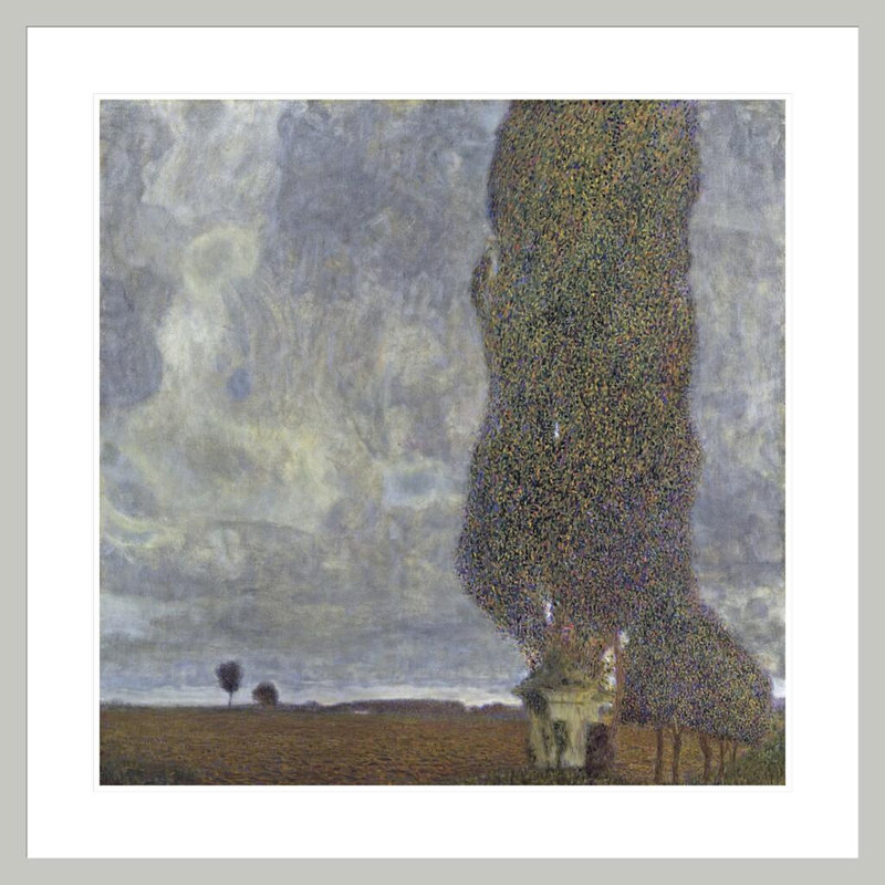 A A Gathering Storm (The Grand Aspen II) par Gustav Klimt, impression giclée encadrée, 33.51" H x 33.5" W