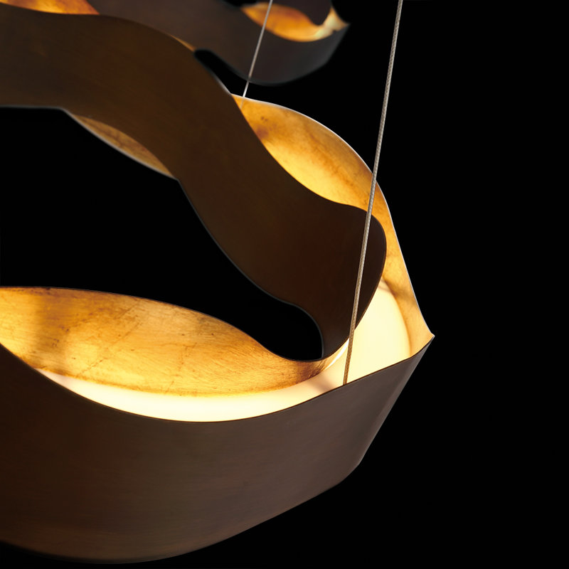 Vaughan 1 Dimmable LED Wagon Wheel Chandelier