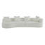 Canapé modulaire courbé à compression de 126 po Boneless Hession-1138851583