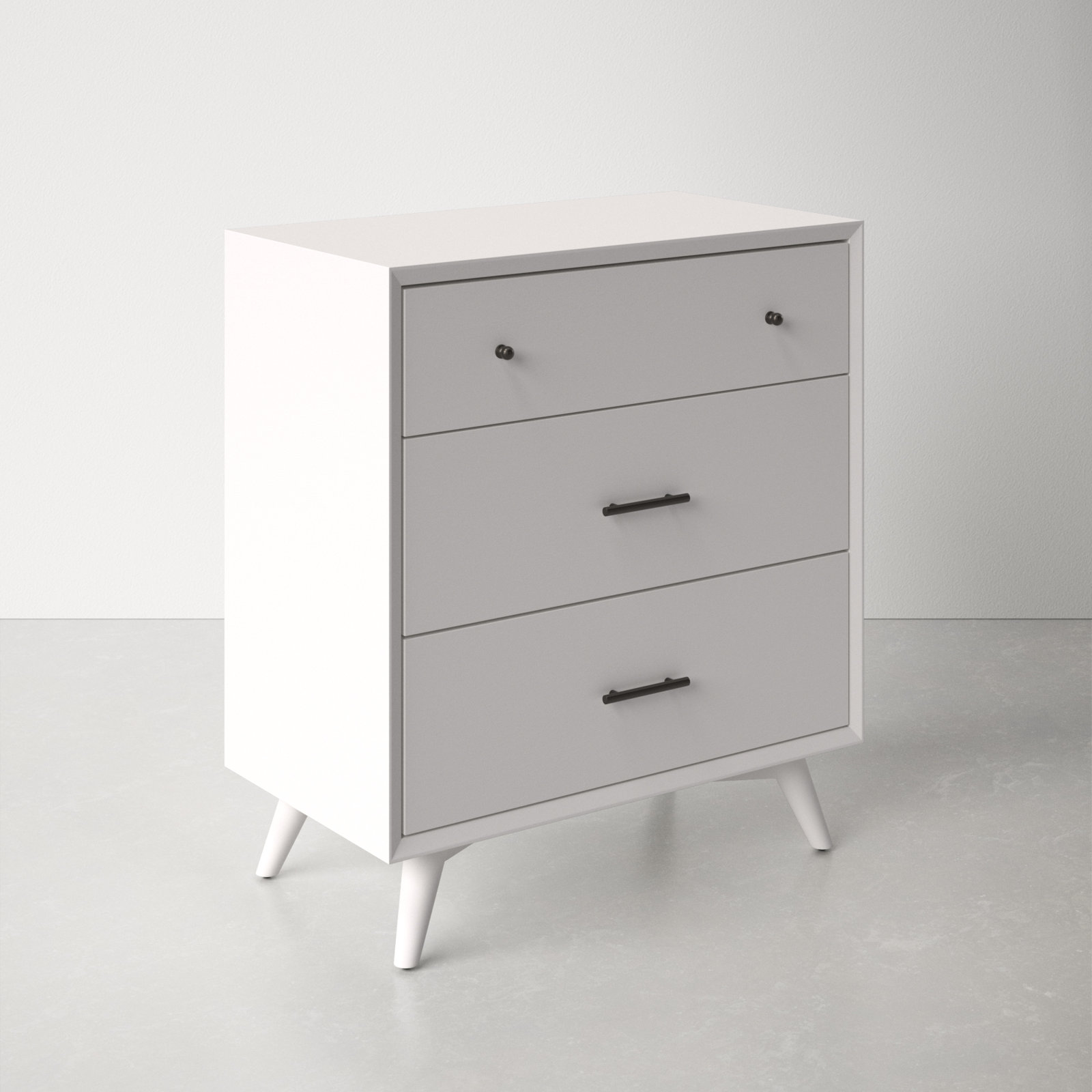 Williams 32" Mahogany Dresser, White