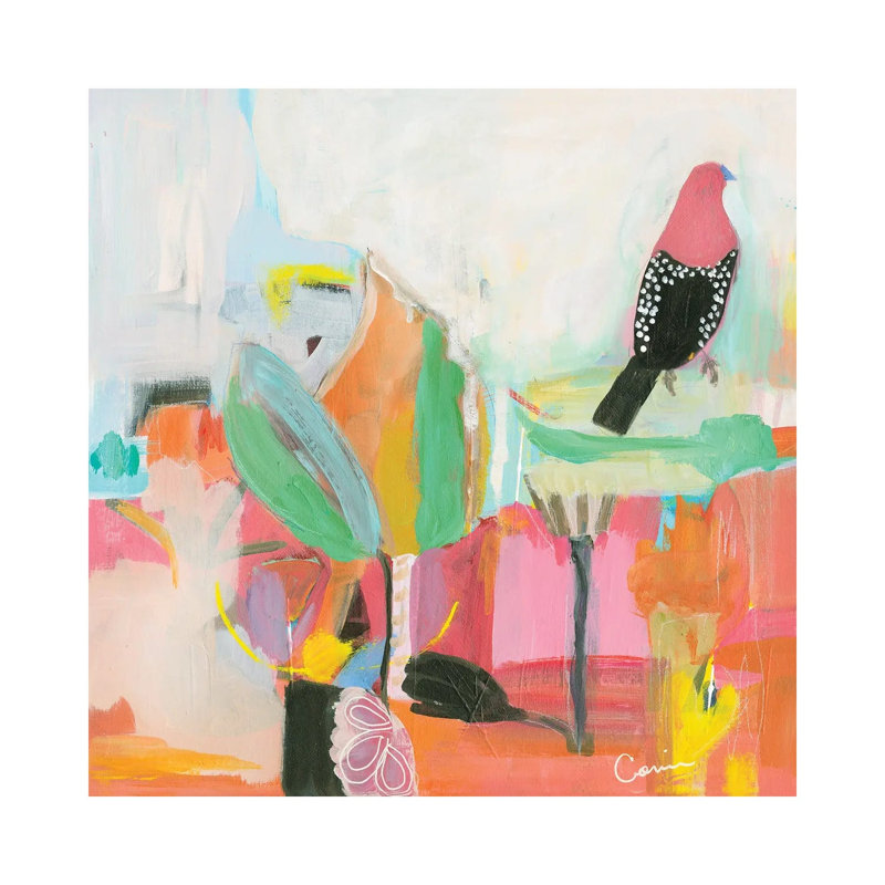 «Summer Dream On Canvas» par Connie Collum, reproduction, Toile tendue, H 12 po x l 12 po x P 0,75 po
